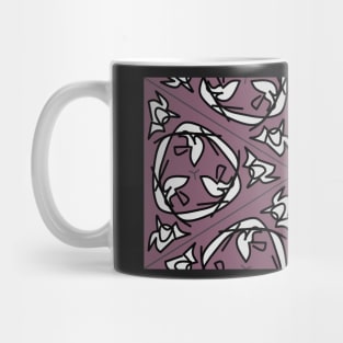 squiggle flight cycle abstract pattern Mug